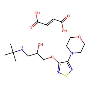 Timolol Maleate structure