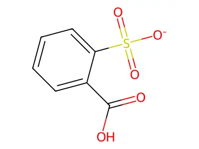 2-Carboxybenzenesulfonate structure