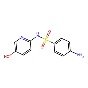 Benzenesulfonamide, 4-amino-N-(5-hydroxy-2-pyridinyl)- structure
