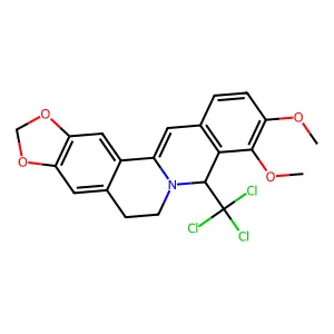 8-Trichloromethyldihydroberberine structure