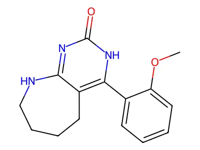 4-(2-Methoxyphenyl)-3,5,6,7,8,9-hexahydropyrimido[4,5-b]azepin-2-one structure