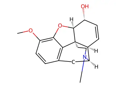 异可待因 structure