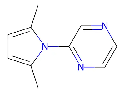 2-(2,5-dimethyl-1H-pyrrol-1-yl)pyrazine structure