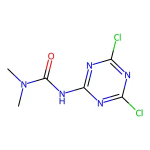 3-(4,6-Dichloro-1,3,5-triazin-2-yl)-1,1-dimethylurea structure