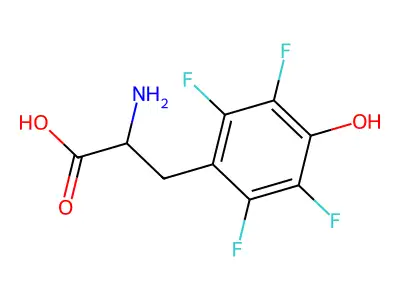 2-Amino-3-(2,3,5,6-tetrafluoro-4-hydroxyphenyl)propanoic acid structure