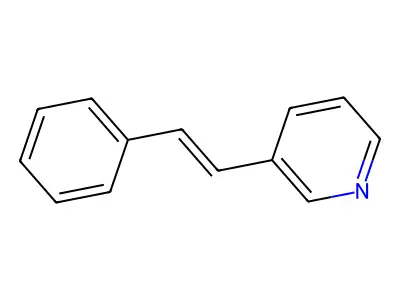beta-(3-Pyridyl)styrene structure