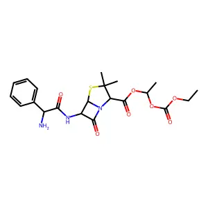 巴氨西林 structure