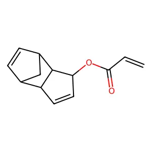 2-Propenoic acid, 3a,4,7,7a-tetrahydro-4,7-methano-1H-indenyl ester structure