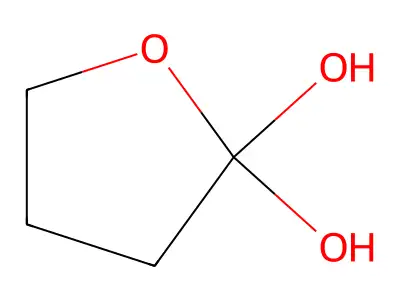 Tetrahydrofurandiol structure