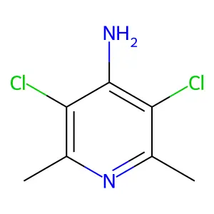 4-Amino-3,5-dichloro-2,6-lutidine structure