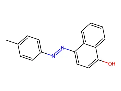 4-((4-Methylphenyl)azo)-1-naphthalenol structure