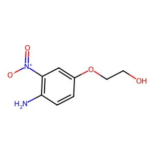 3-Nitro-4-aminophenoxyethanol structure