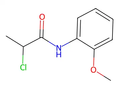 2-chloro-N-(2-methoxyphenyl)propanamide structure