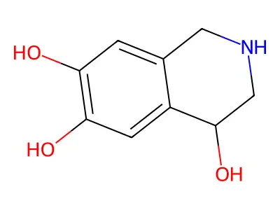 4,6,7-Isoquinolinetriol, 1,2,3,4-tetrahydro- structure
