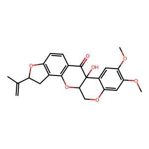 12A-Hydroxyrotenone structure