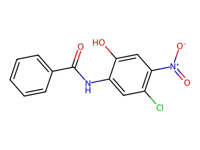 Benzamide, N-(5-chloro-2-hydroxy-4-nitrophenyl)- structure
