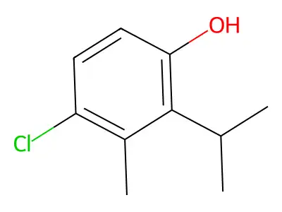 4-Chloro-2-isopropyl-m-cresol structure