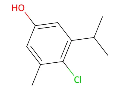 4-Chloro-5-isopropyl-m-cresol structure