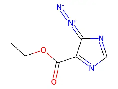 Ethyl 5-diazoimidazole-4-carboxylate structure