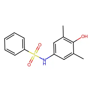 N-(4-羟基-3,5-二甲基苯基)苯磺酰胺 structure