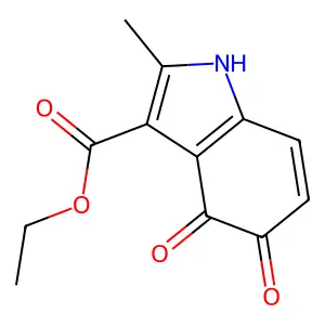 ethyl 2-methyl-4,5-dioxo-1H-indole-3-carboxylate structure