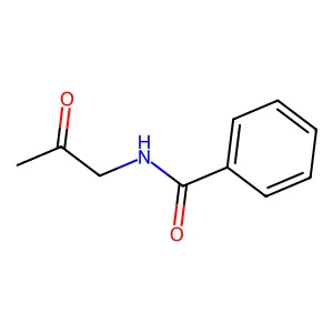 N-(2-氧代丙基)苯甲酰胺 structure