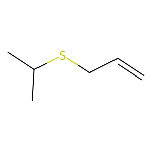 Allyl isopropyl sulfide structure