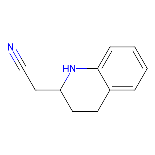 2-Cyanomethyl-1,2,3,4-tetrahydroquinoline structure