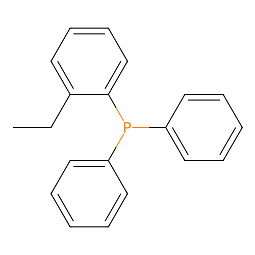 (2-Ethylphenyl)diphenylphosphane structure