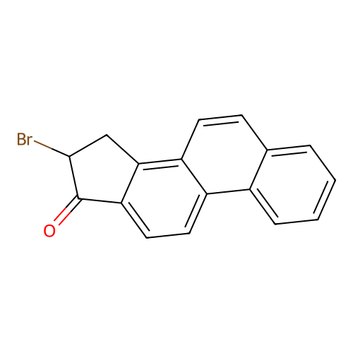 16-Bromo-15,16-dihydro-17H-cyclopenta(a)phenanthren-17-one structure