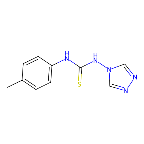 1-(4-Methylphenyl)-3-(1,2,4-triazol-4-yl)thiourea structure