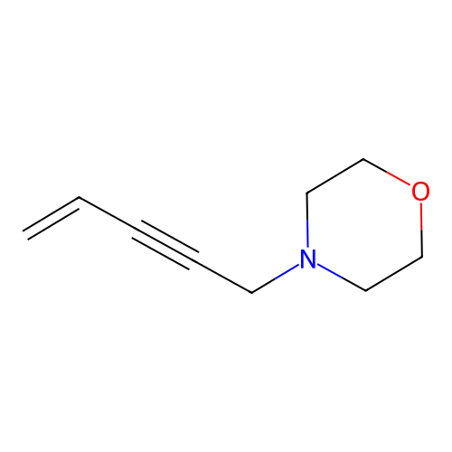 4-(Pent-4-en-2-yn-1-yl)morpholine structure