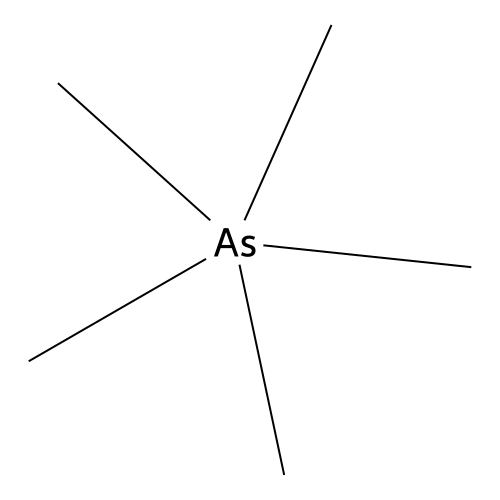 五甲基砷 structure