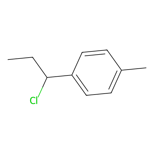 1-(1-Chloropropyl)-4-methylbenzene structure