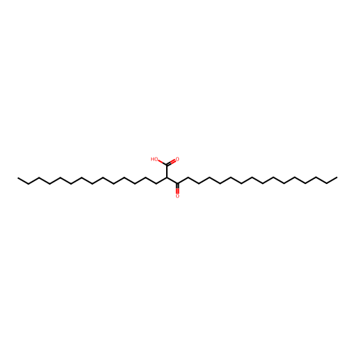 3-Oxo-2-tetradecyloctadecanoic acid structure