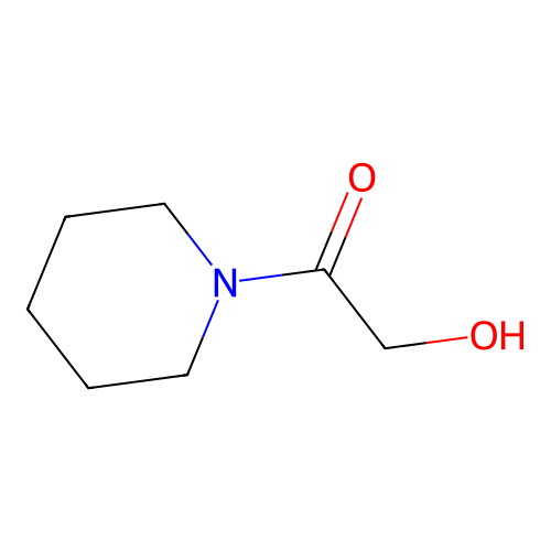 2-Oxo-2-(1-piperidinyl)ethanol structure