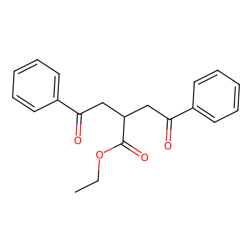 Ethyl 4-oxo-2-(2-oxo-2-phenylethyl)-4-phenylbutanoate structure