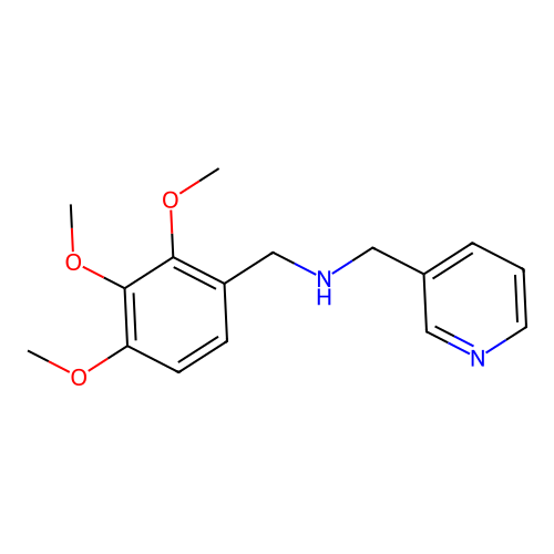吡啶-3-基甲基-(2,3,4-三甲氧基苄基)胺 structure
