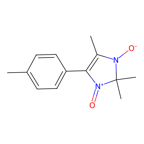 2,2,4-trimethyl-5-(4-methylphenyl)-2H-imidazole 1,3-dioxide structure