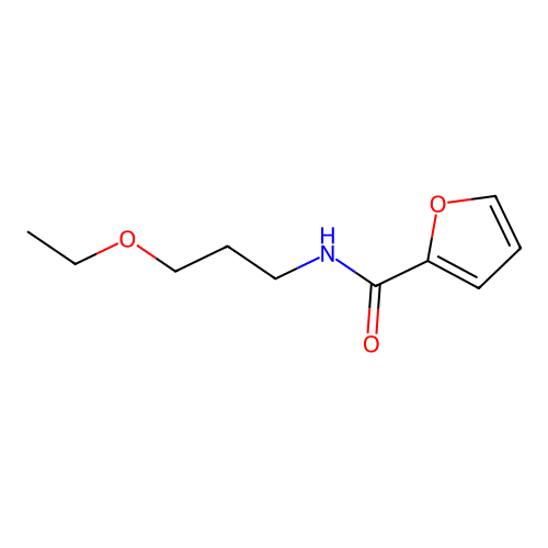 N-(3-ethoxypropyl)furan-2-carboxamide structure