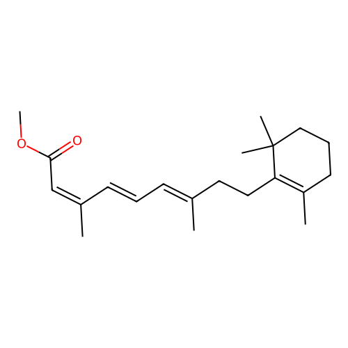 Methyl 7,8-dihydroretinoate structure