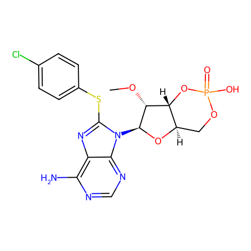 8-pCPT-2'-O-Me-cAMP structure