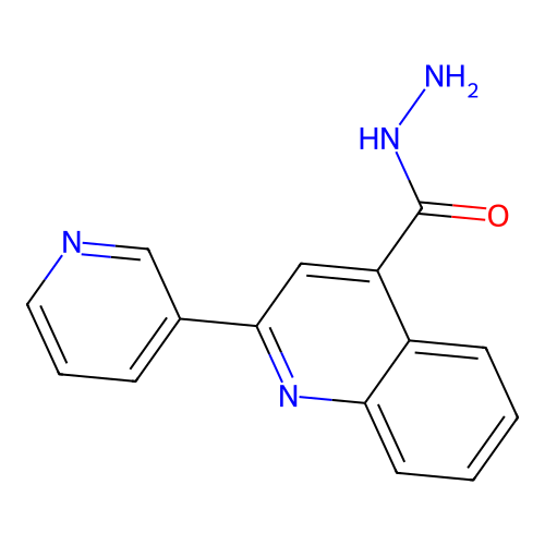 2-(Pyridin-3-yl)quinoline-4-carbohydrazide structure