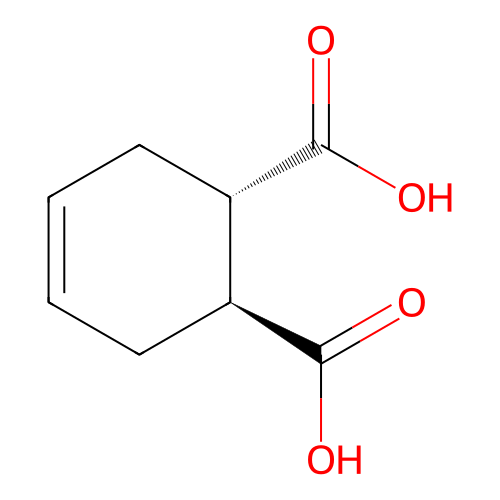 (1S,2S)-cyclohex-4-ene-1,2-dicarboxylic acid structure