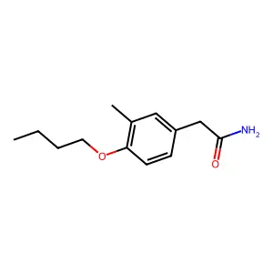 2-(4-丁氧基-3-甲基苯基)乙酰胺 structure