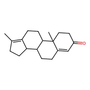 17-Methyl-18-norandrosta-4,13(17)-dien-3-one structure