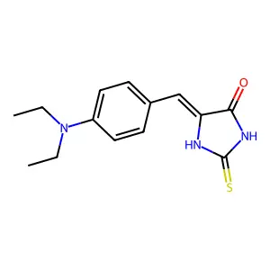 5-(4-Diethylamino-benzylidene)-2-thioxo-imidazolidin-4-one structure