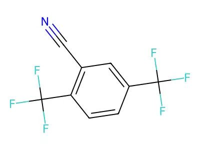 2,5-Bis(trifluoromethyl)benzonitrile structure