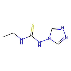 N-ethyl-N'-(4H-1,2,4-triazol-4-yl)thiourea structure