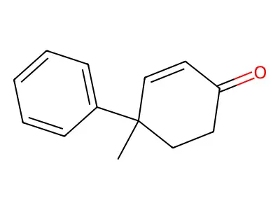4-Methyl-4-phenylcyclohex-2-en-1-one structure